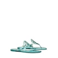 thumbnail image 1 of Tory Burch Women's Miller Flat Sandal, Teal, 7.5, 1 of 4