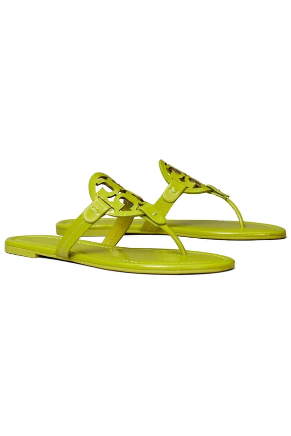 Women's Miller Patent Leather Sandals, Lechuga, 6