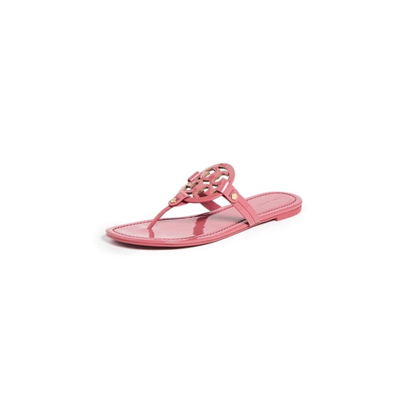 Tory Burch Women's Miller Sandals, Washed Berry, Pink, 7 Medium US