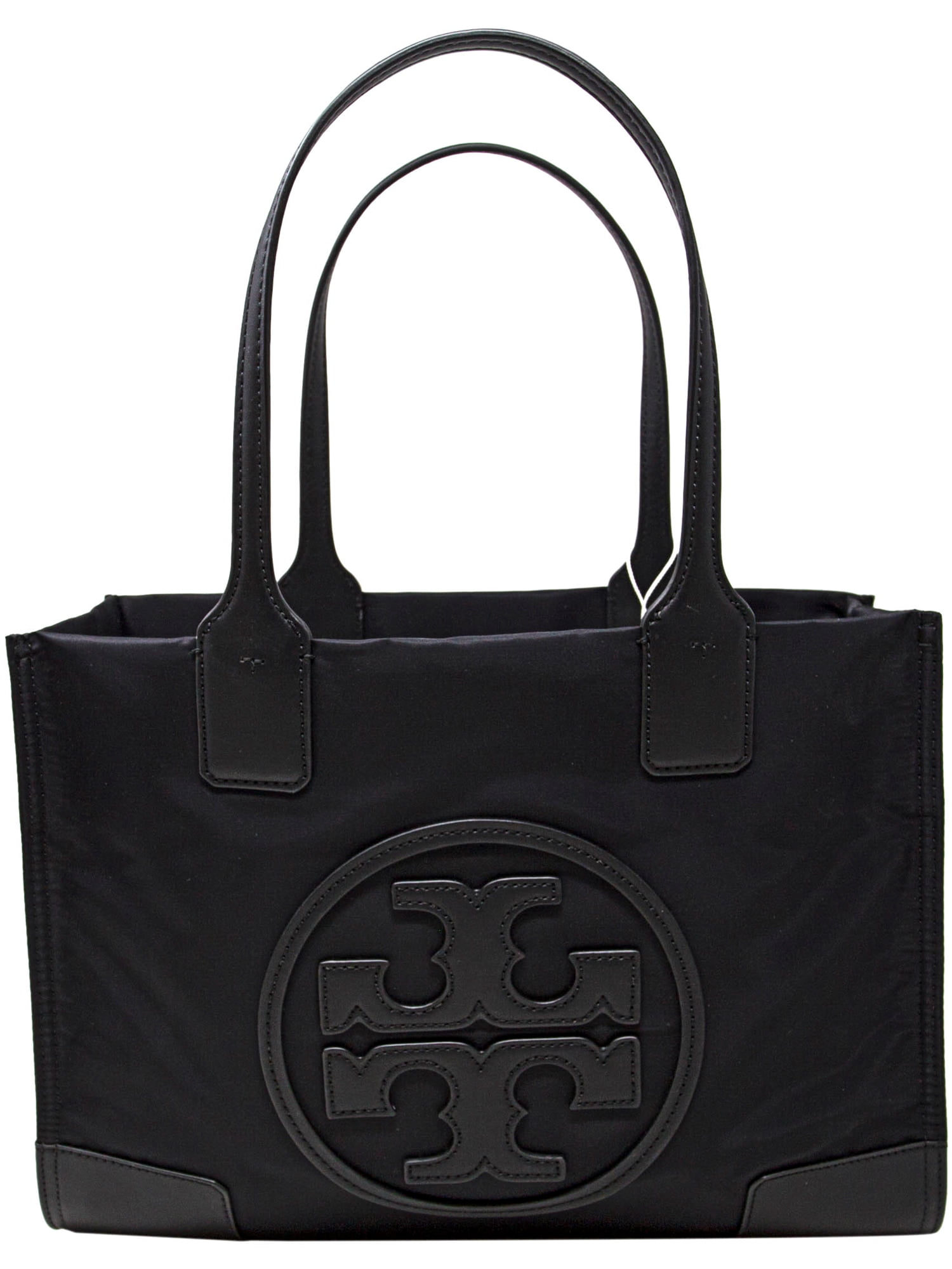 Tory Burch Women's Mini Ella Nylon Top-Handle Bag Tote - Black ...