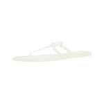 Tory Burch Women's Mini Miller Thong Flip Flops, Clear, 6 Medium US