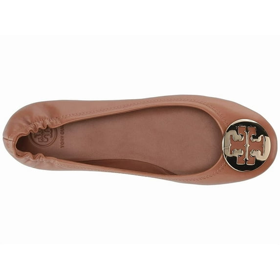 Tory Burch Women's Minnie Travel Napa Leather Slip On Round Toe Ballet Flat