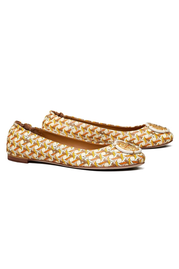 Womens Multi Logo Ballet Flat (Multi)