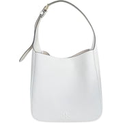 Tory Burch Womens Pebbled Leather Thea Slouchy Shoulder Bag New Ivory