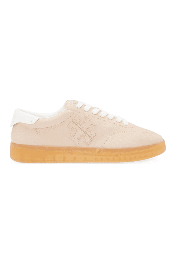 Women's Pheonix Tumbled Leather Sneaker, Rose Pink/Purity/Purity, 7