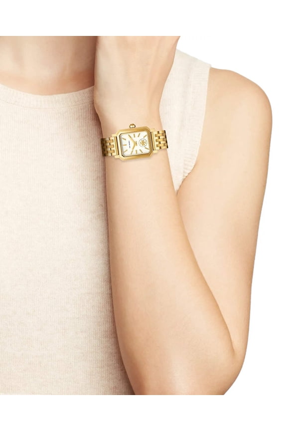 The Robinson Women's Cream Dial Gold-Tone Quartz Watch TBW1500