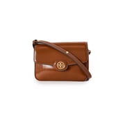 Tory Burch Womens Robinson Spazzolato Convertible Shoulder Bag, Dark Sienna, Brown, One Size