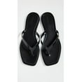 thumbnail image 1 of Tory Burch Women's Roxanne Flip Flops, Perfect Black Slides Shoes, 1 of 2