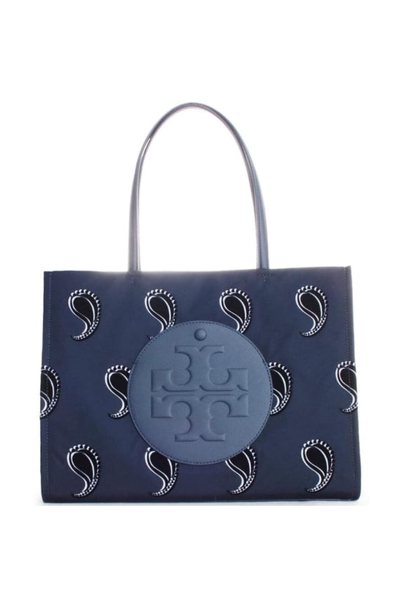 Women's Small Ella Printed Tote, Blue Dream Paisley