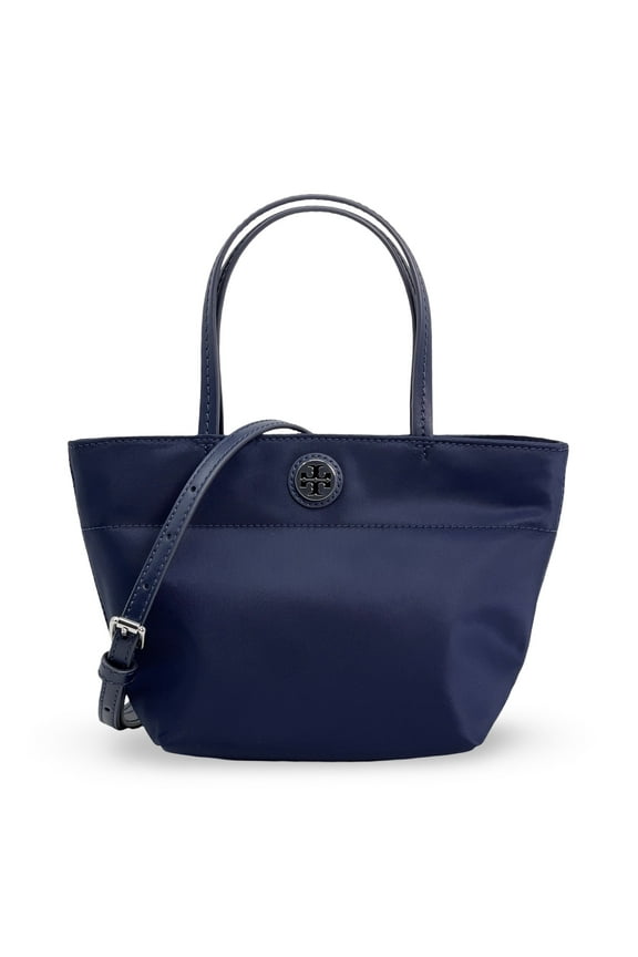 Women's Small Nylon Top-Zip Crossbody Bag (Tory Navy)