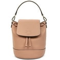 thumbnail image 1 of Tory Burch Women's Thea Pebbled Leather Mini Convertible Bucket Backpack (Pink Moon), 1 of 7