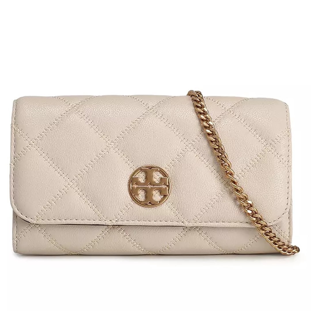 Tory Burch Women's Willa Small Leather Chain Wallet Tory Burch Women's Willa Small Leather Chain Wallet