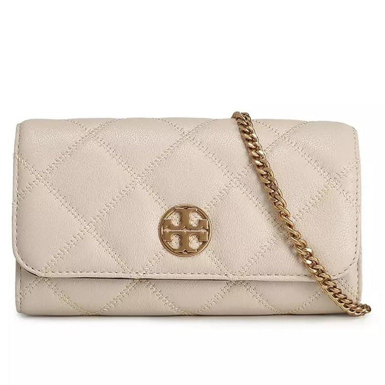 Tory Burch Women's Willa Small Leather Chain Wallet