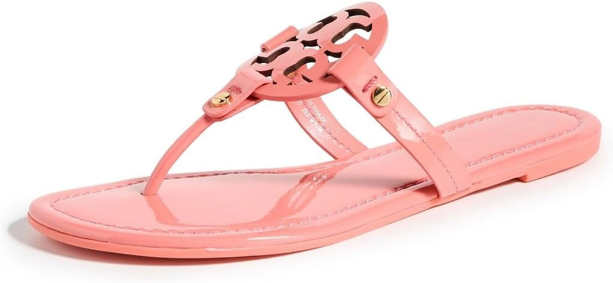 Tory Burch Pink Orange Miller Sandals factory 7