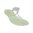 thumbnail image 1 of Tory Burch Womens Mini Miller Flat Slip On Thong Sandals 9 Medium (B,M), 1 of 5