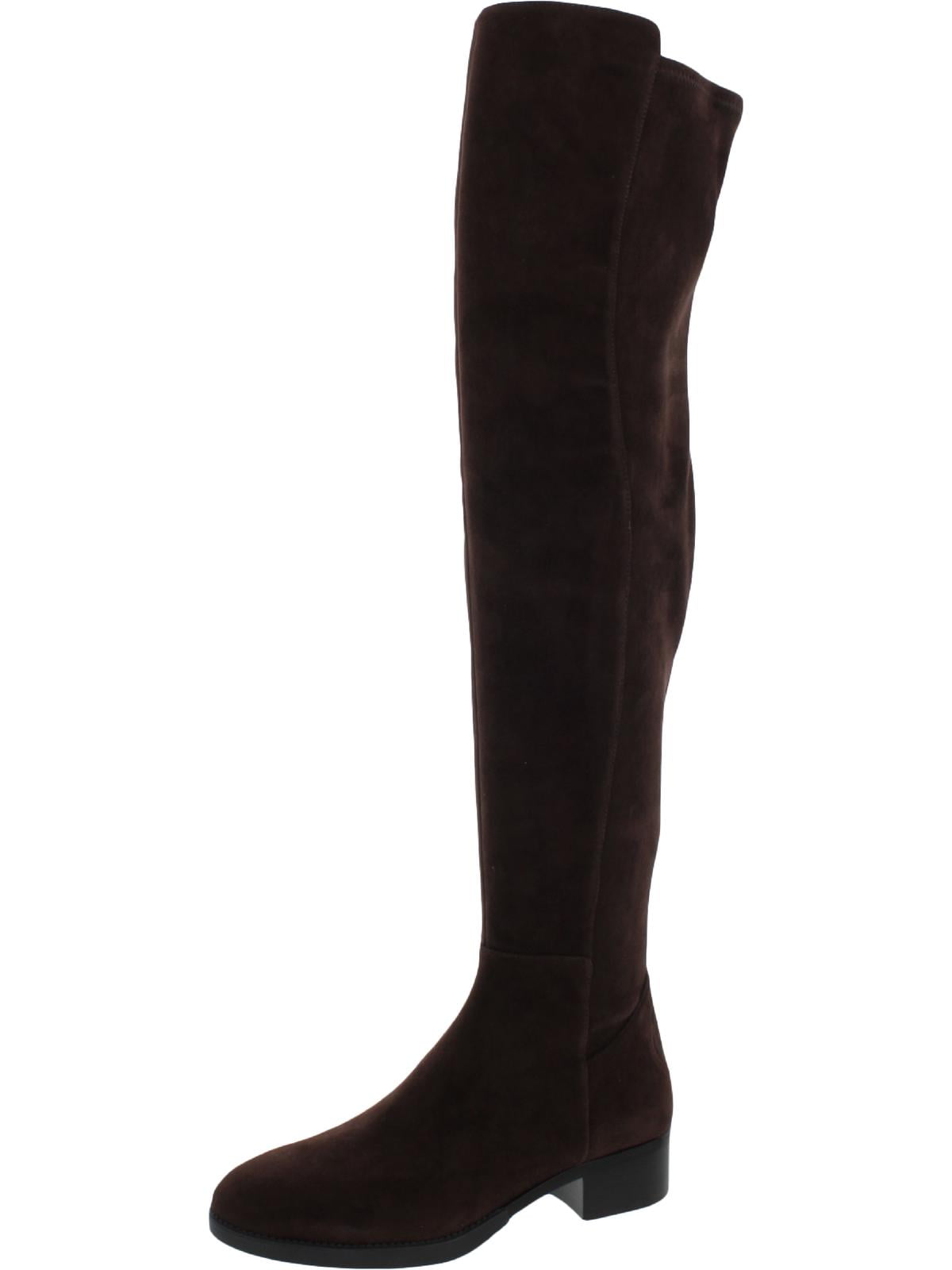 Tory Burch Womens Thea Suede Block Heel OverTheKnee Boots