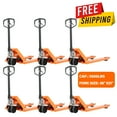 thumbnail image 1 of Tory Carrier 5500lbs Hand Pallet Truck Manual Handling Trolleys 48"X21" Fork Come W/ 6 Units, 1 of 9