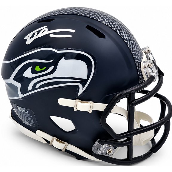 Tory Horton Autographed Seattle Seahawks Blue Speed Mini Helmet MCS Holo Stock #263045