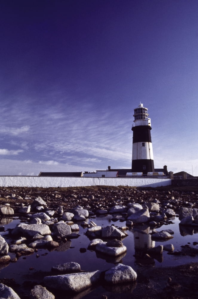 Tory Island County Donegal Ireland Lighthouse On Rocky Shore Canvas Art - Richard Cummins Design Pics (12 x 19)