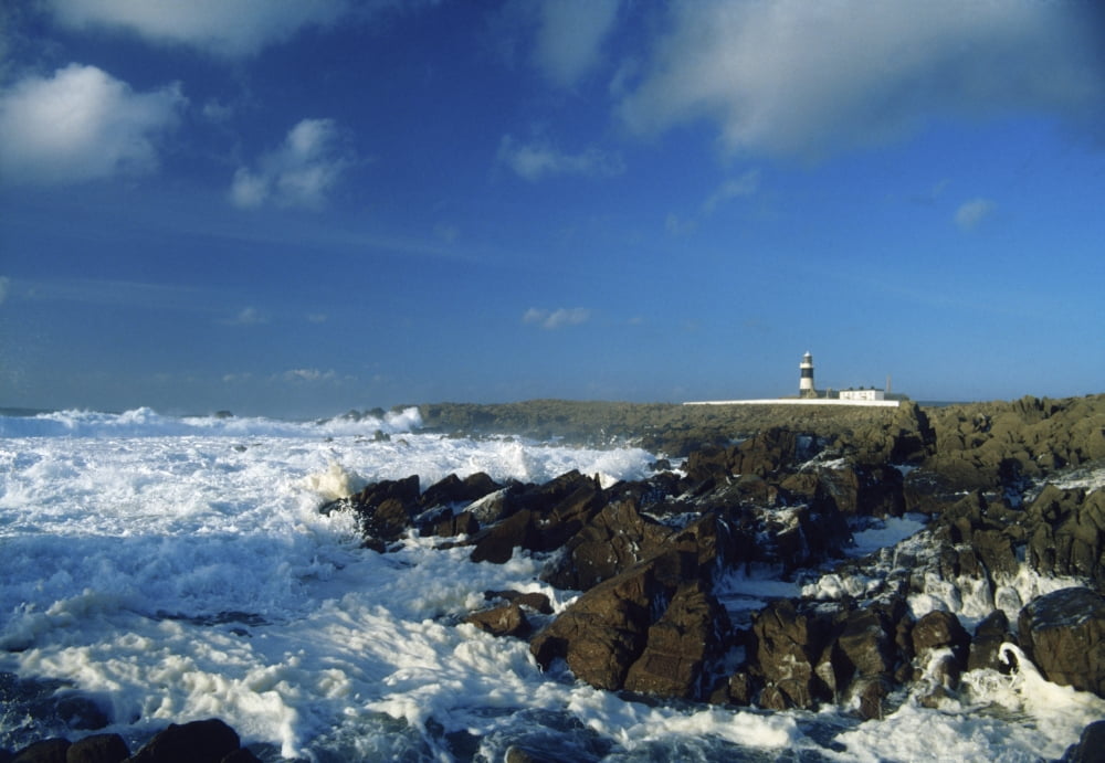Tory Island County Donegal Ireland Seascape With Lighthouse In The Distance Canvas Art - Richard Cummins Design Pics (36 x 24)