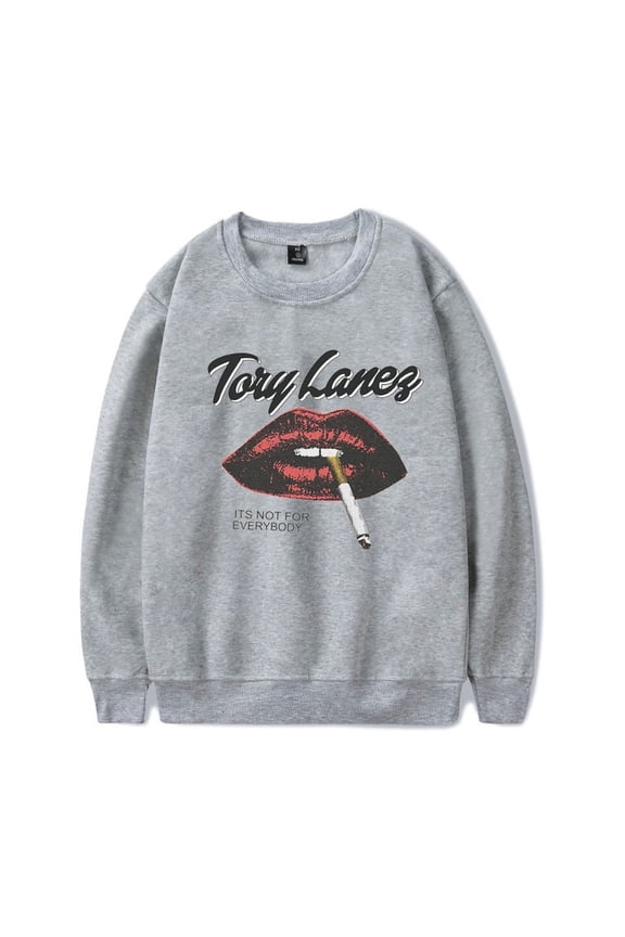 Tory Lanez Merch Not For Everybody crew neck sweatshirt Merch pop graphics Unisex Trendy Casual Streetwear