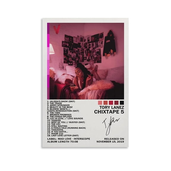 Tory Lanez Poster (42) Artworks Picture Print Poster Wall Art Painting Canvas Gift Decor Home Posters Decorative 08x12inch(20x30cm)