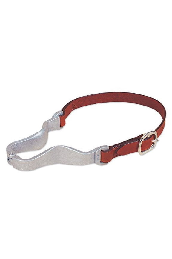 Leather Nutcracker Style Cribbing Strap - Dark Oil