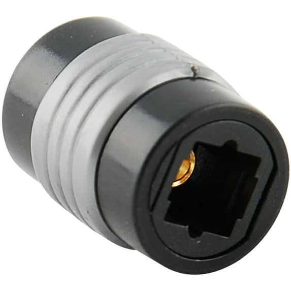 TosLink Optical Coupler Digital Audio Fiber Optic Female Extension Adapter, 3-Pack