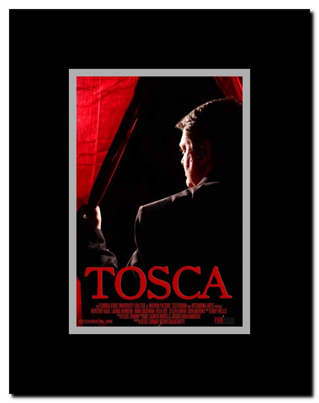 Tosca Framed Movie Poster