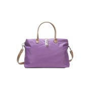 Tosca Womens Nylon Oversized Travel Tote Bag - Light Purple