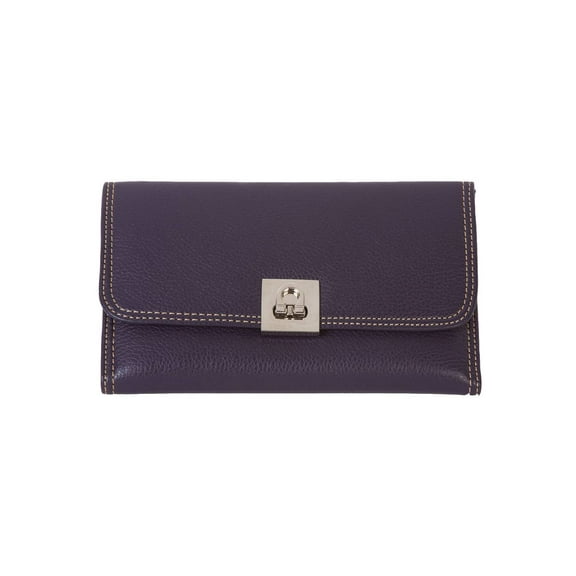 Tosca Womens Clutch Wallet Organizer - Purple
