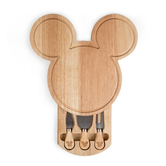 Toscana Disney's Mickey Mouse Head Shaped Cheese Board with Tools
