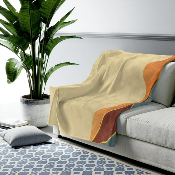 Toscana Landscape Velveteen Plush Blanket