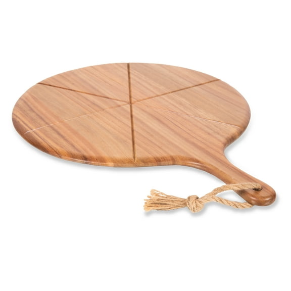 Toscana Napoletana Pizza Cutter Board, Pizza Peel, Pizza Paddle Serving Board, Acacia Wood