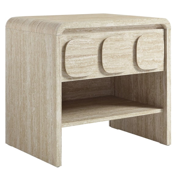 Toscana Nightstand in Travertine