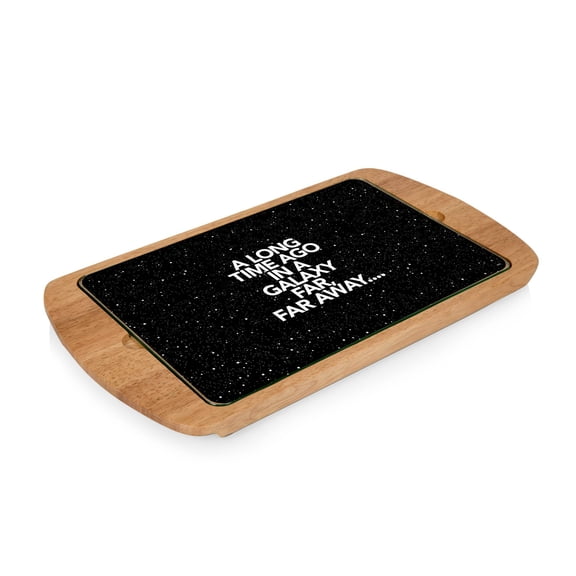 Toscana Star Wars Scroll - Billboard Glass Top Serving Tray