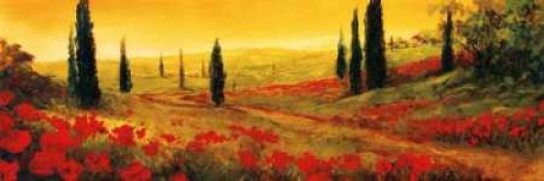 Toscano Panel I Canvas Art - Art Fronckowiak (12 x 36)