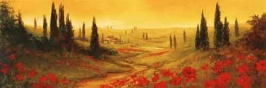 Toscano Panel II Canvas Art - Art Fronckowiak (8 x 24)