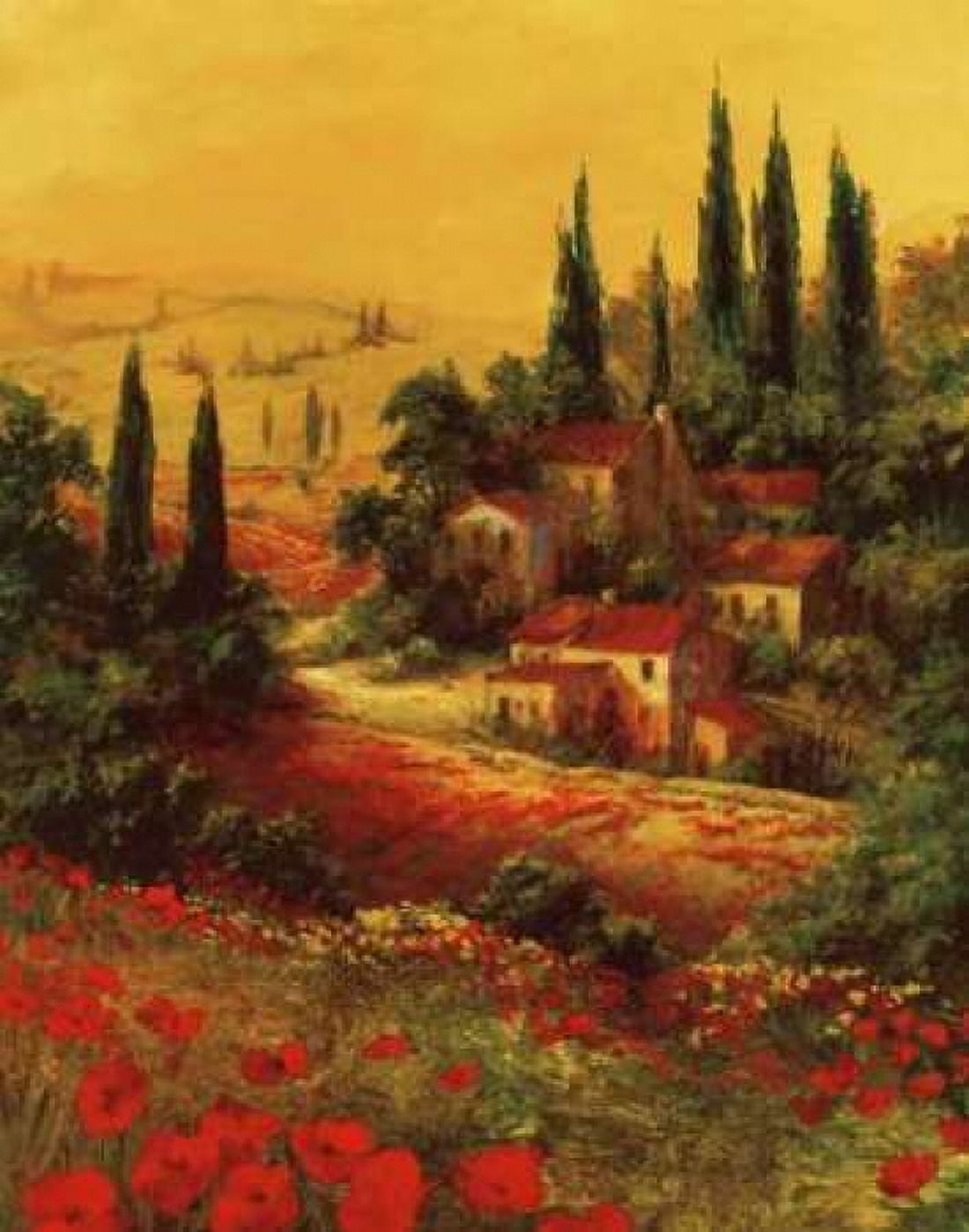 Toscano Valley I Canvas Art - Art Fronckowiak (22 x 28)