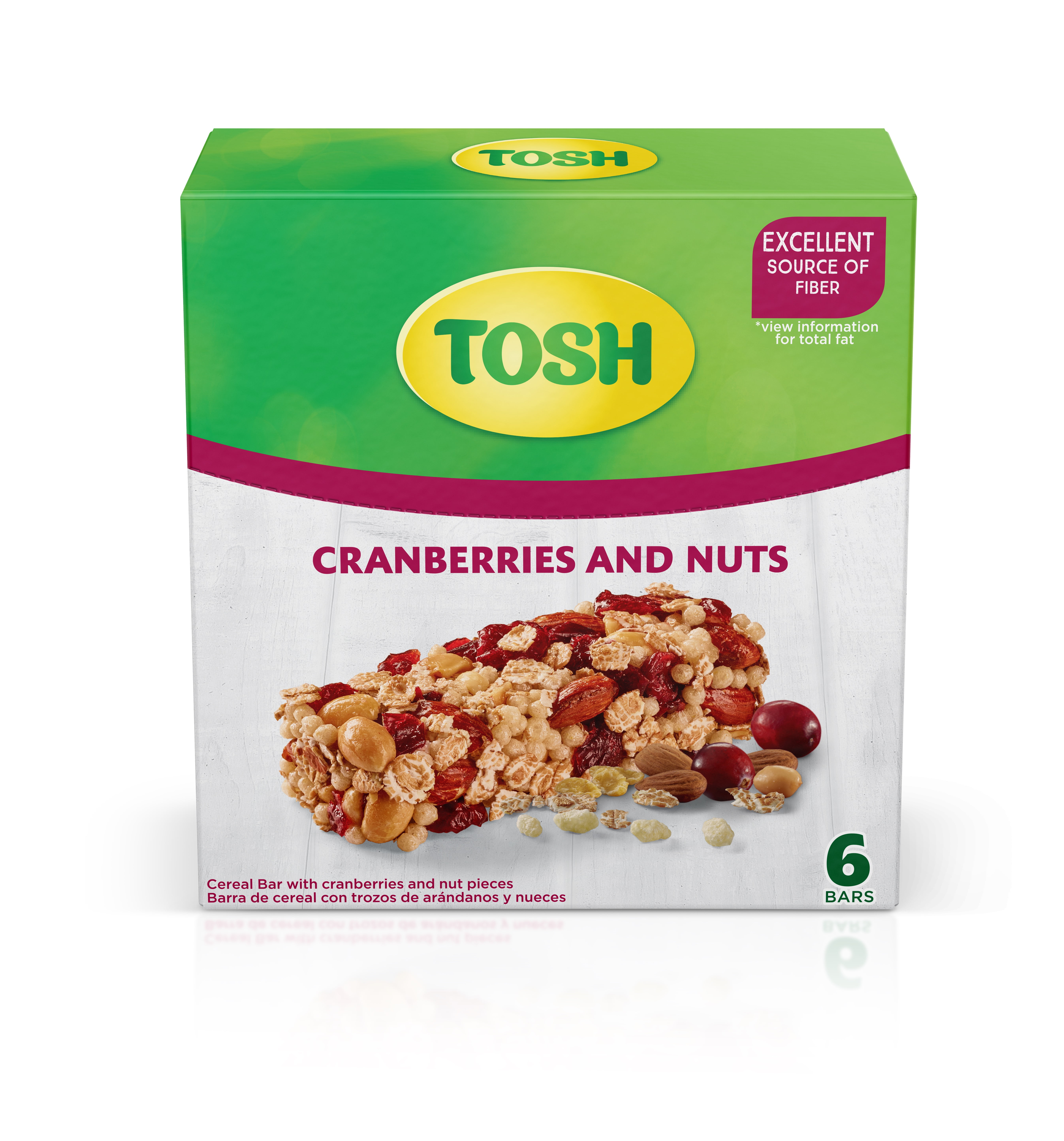 Tosh Blueberry Cereal Bar 7.76 Oz - Walmart.com