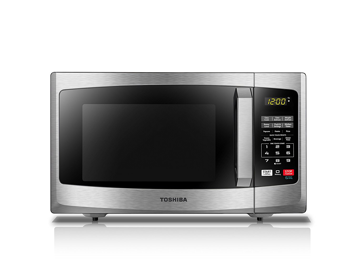 Toshiba 0.9 Cu. ft. Microwave, Stainless Steel, EM925A5A-CHSS - image 1 of 10