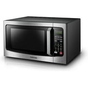 Toshiba 1.2 cu ft Countertop Microwave Ovens in Stainless Steel