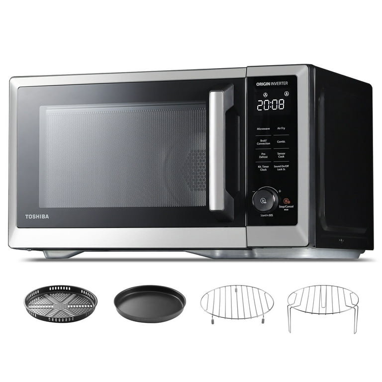 Toshiba 1.0 cu ft Countertop Microwave Oven, Air Fryer Combo