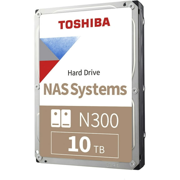 Toshiba N300 10TB SATA III 3.5" Internal NAS Hard Drive