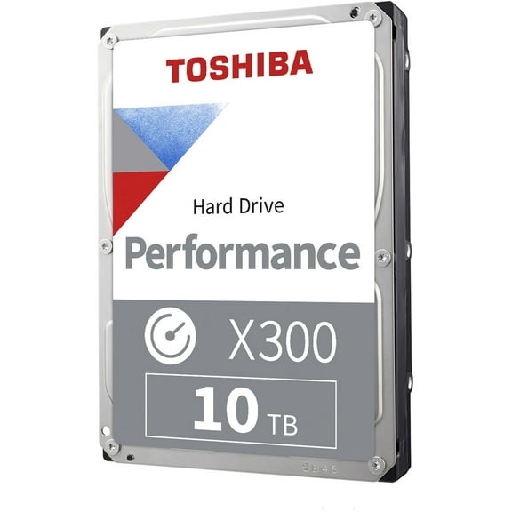 Toshiba 10TB X300 Performance 3.5" CMR Internal Hard Drive