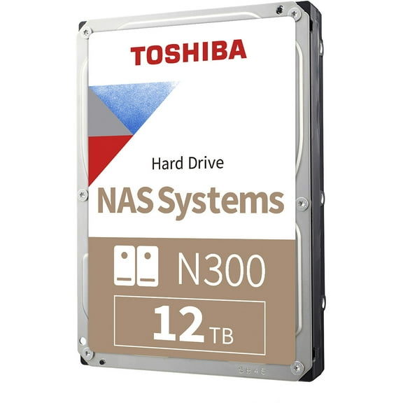Toshiba 12TB N300 7200 RPM SATA III 3.5" Internal NAS HDD