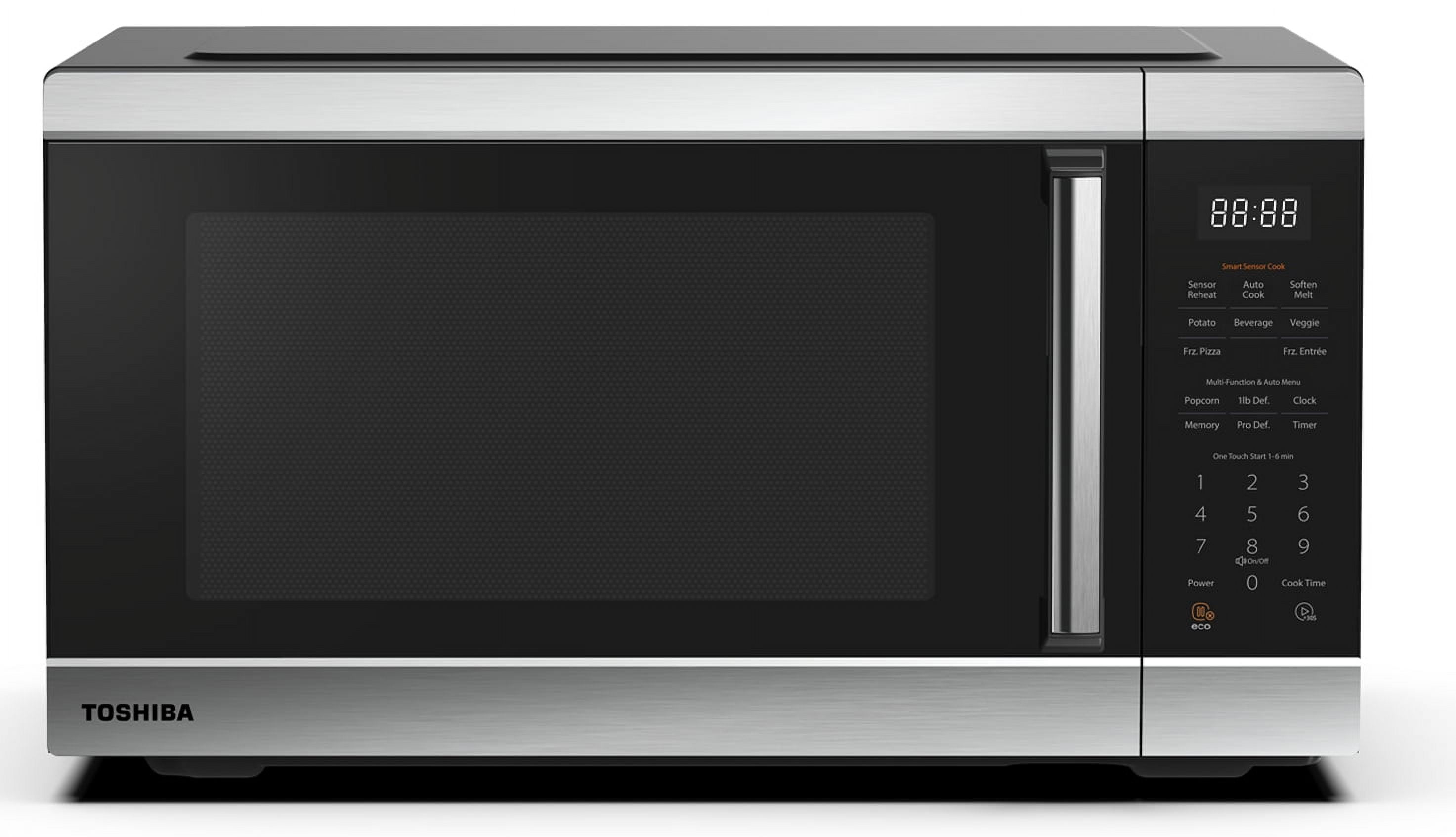 Toshiba 2.0 Cu. ft. Family-Size 1200-Watt Stainless Steel