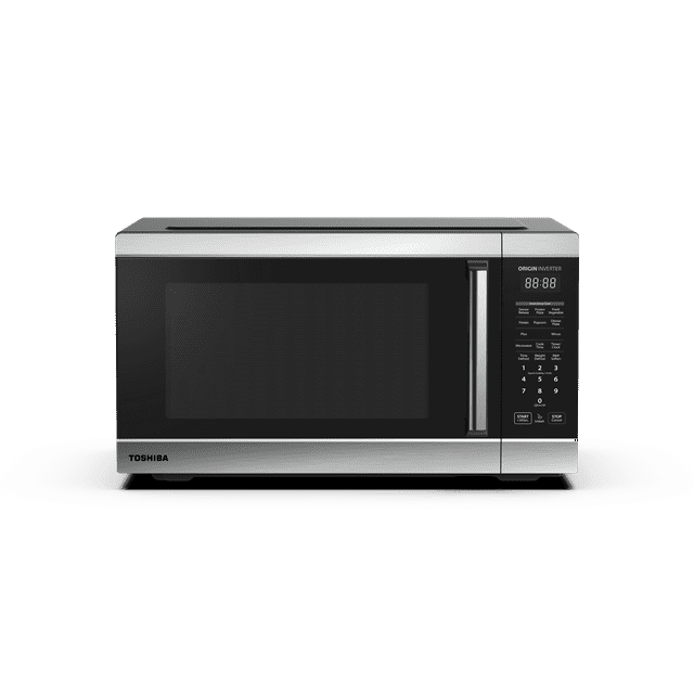 Toshiba 2.2 cu. ft. Microwave Oven With Even Cooking Inverter Technology, 1200 Watts, LCD Display and Smart Sensor, Stainless Steel, WSI-EM22AST