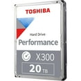 thumbnail image 1 of Toshiba 20TB X300 Performance 3.5" CMR Internal Hard Drive, 1 of 10