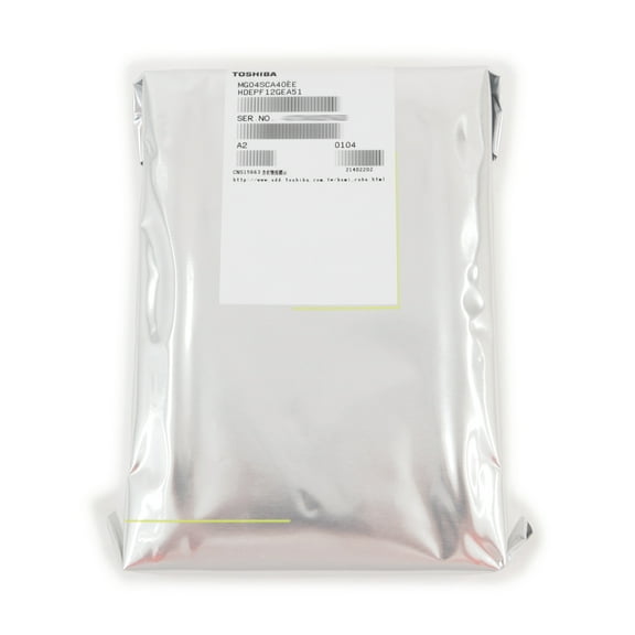 Toshiba 4TB Hard Drive HDD SAS 12Gb/s 7.2K RPM 3.5" MG04SCA40EE